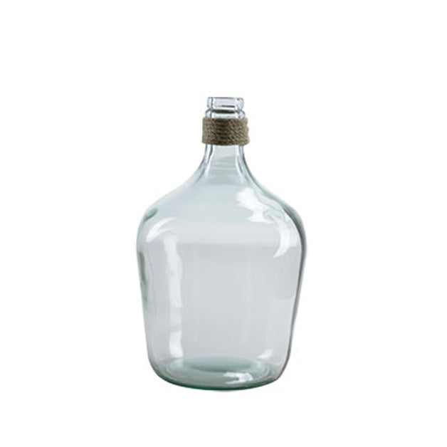 Vase i genbrugs glas H30 cm