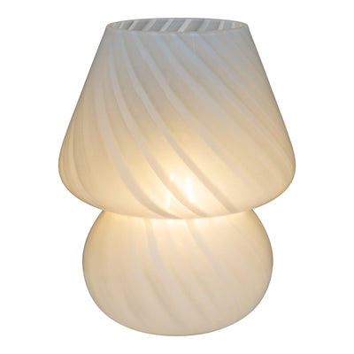 LED bordlampe i glas