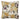 Blomstret pyntepude - 45x45 cm