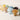 Mushy lampe H16cm - Hvid/brun