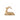 Hjort liggende - Polyresin - Guld