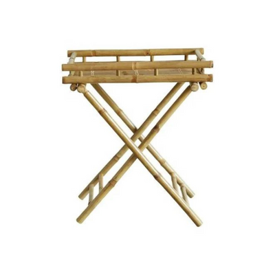 Bakkebord i bambus H70 cm