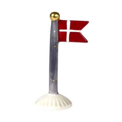 Keramik Flagstænger  H14 cm - Flere farver