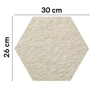 AQsorb® akustik hexagoner 30x26 cm - 3 stk