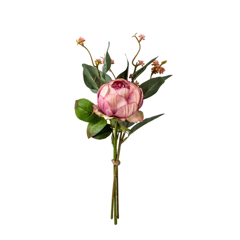 Mix buket - Lyserød H35 cm