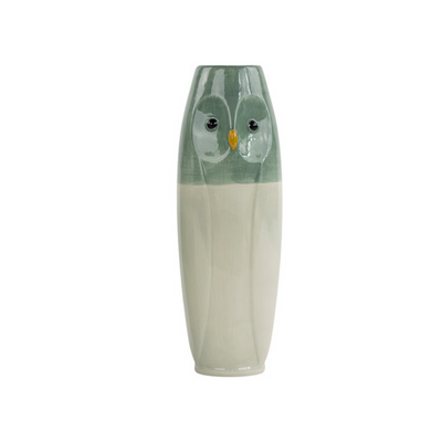 Vase Ugle - 2 varianter - Green  H17 cm