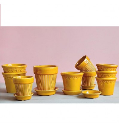Bergs Potter Københavner potte i gul - flere størrelser