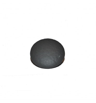 Knapper læder grå - 20 mm